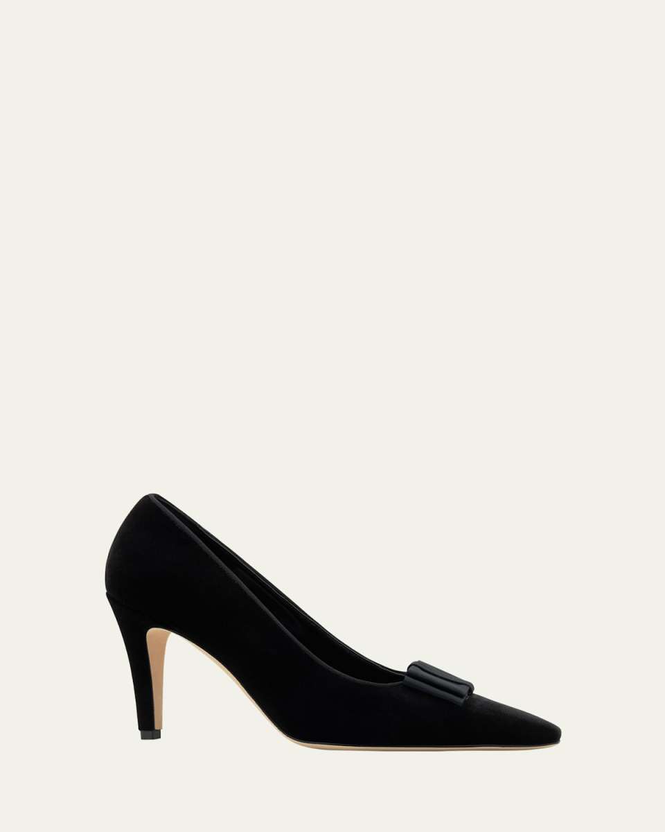 Readorhi Velvet Bow Pumps